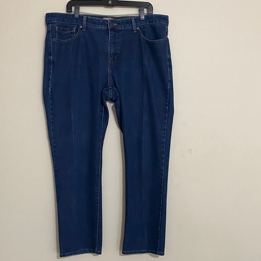 Levi's Dark Blue perfect shaping Straight Jeans women 22 Casual retro office Y2K